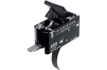 Image of Triggertech AR-9 Adaptable Trigger, Curved, 3.5-6 lbs., Black, AR9-TBB-36-NNC