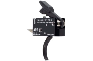 Image of Triggertech AR-9 Competitive Trigger, Curved, 3.5 lbs., Black, AR9-TBB-33-NNC