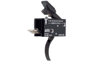 Image of Triggertech AR-9 Competitive Trigger, Curved, 3.5 lbs., Black, AR9-TBB-33-NNC