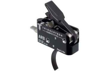 Image of Triggertech AR-9 Competitive Trigger, Curved, 3.5 lbs., Black, AR9-TBB-33-NNC