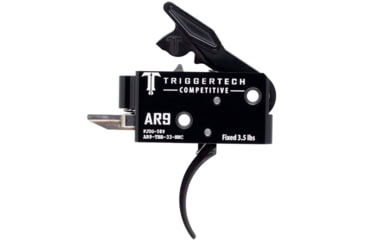 Image of Triggertech AR-9 Competitive Trigger, Curved, 3.5 lbs., Black, AR9-TBB-33-NNC