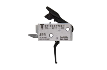 Image of Triggertech AR-9 Two Stage Duty Trigger, Flat Straight, 3.5lb Pull Weight, Black, AH9-TDB-33-NNF