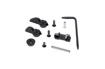 Image of Triggertech AR Safety Selectors, Ambidextrous, Black, ARS-SNB-49-YCM