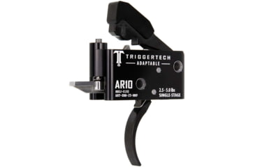 Image of Triggertech AR10 Single-Stage Adaptable Pro Curved Trigger, 2.5-5lb Pull, Black, BLACK, AR10, ART-SBB-25-NNP