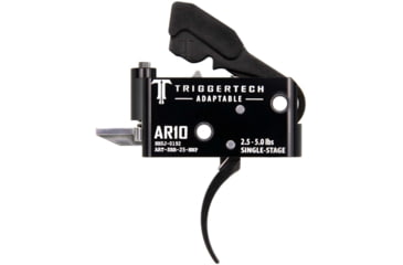 Image of Triggertech AR10 Single-Stage Adaptable Pro Curved Trigger, 2.5-5lb Pull, Black, BLACK, AR10, ART-SBB-25-NNP