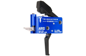 Image of Triggertech AR10 Single-Stage Diamond Flat Trigger, 1.5-4lb Pull, Admiral Blue, Admiral Blue, AR10, ART-SAB-14-NNF