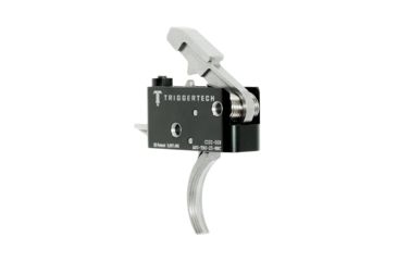 Image of Triggertech AR15 Adaptable Curved Trigger, Stainless AR0-TBS-25-NNC