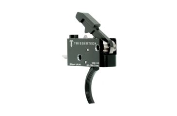 Image of Triggertech AR15 Black Adaptable Curved Trigger, PVD Black AR0-TBB-25-NNC