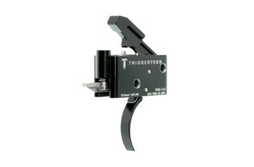 Image of Triggertech AR15 Black Adaptable Curved Trigger, PVD Black AR0-TBB-25-NNC