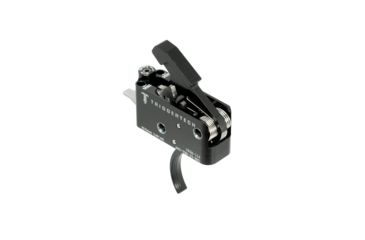 Image of Triggertech AR15 Black Adaptable Curved Trigger, PVD Black AR0-TBB-25-NNC