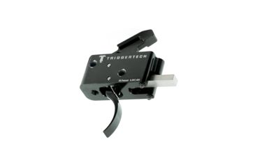 Image of Triggertech AR15 Black Adaptable Curved Trigger, PVD Black AR0-TBB-25-NNC