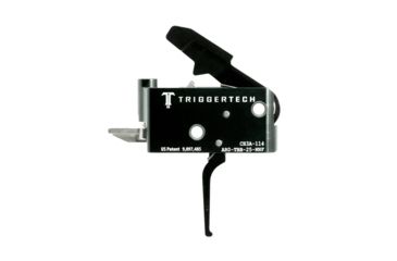 Image of Triggertech AR15 Black Adaptable Flat Trigger, PVD Black AR0-TBB-25-NNF
