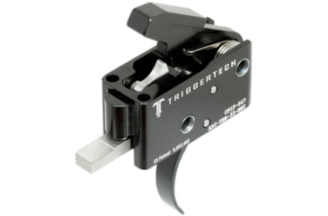 Image of Triggertech AR15 Black Combat Curved Trigger, PVD Black, AR0-TBB-55-NNC