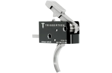 Image of Triggertech AR15 Combat Curved Trigger, Stainless, AR0-TBS-55-NNC