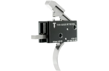 Image of Triggertech AR15 Combat Curved Trigger, Stainless, AR0-TBS-55-NNC