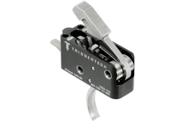 Image of Triggertech AR15 Combat Curved Trigger, Stainless, AR0-TBS-55-NNC