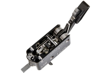 Image of Triggertech AR9 Single-Stage Adaptable Pro Curved Trigger, 2.5-5lb Pull, Black, BLACK, AR9, AR9-SBB-25-NNP