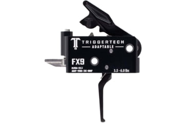 Image of Triggertech ARFTBB36NNF Adaptable FN FX9 Black PVD Two-Stage Flat 3.50-6 Lbs