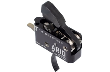 Image of Triggertech Competitive Trigger, AR-10, Curved, Fixed, 3.5lb Pull, Anodized, Black, ART-TBB-33-NNC