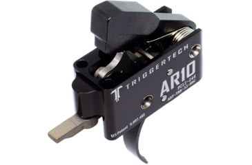 Image of Triggertech Competitive Trigger, AR-10, Curved, Fixed, 3.5lb Pull, Anodized, Black, ART-TBB-33-NNC