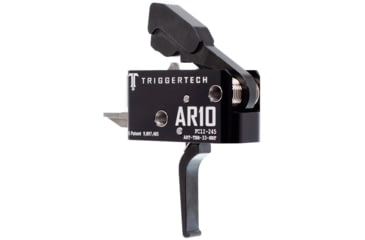 Image of Triggertech Competitive Trigger, AR-10, Flat, Fixed, 3.5lb Pull, Anodized, Black, ART-TBB-33-NNF