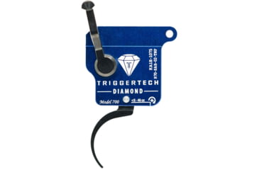Image of Triggertech Diamond Black Curved Fits Remington 700 Left Hand, R7LSAB02TNP