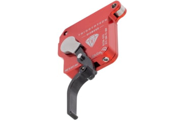 Image of Triggertech Diamond Bottom Safety Trigger, Remington 700, 1.5-4 lb Pull, Ambidextrous, Flat, Anodized, Black, R70-SRB-02-BNF