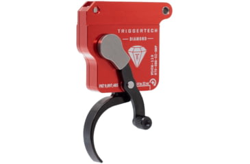Image of Triggertech Diamond Bottom Safety Trigger, Remington 700, 1.5-4 lb Pull, Ambidextrous, Pro Curved, Anodized, Black, R70-SRB-02-BNP