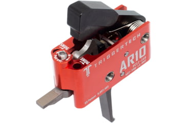 Image of Triggertech Diamond Trigger, AR-10, 1.5-4 lb Pull, Tactical Flat, Anodized, Black, ART-TRB-14-NNF