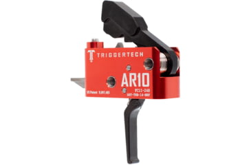 Image of Triggertech Diamond Trigger, AR-10, 1.5-4 lb Pull,  Tactical Flat, Anodized, Black, ART-TRB-14-NNF