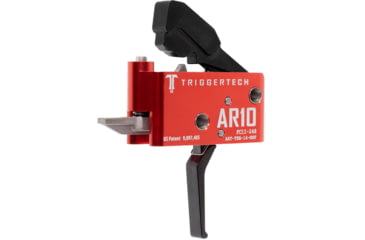 Image of Triggertech Diamond Trigger, AR-10, 1.5-4 lb Pull, Tactical Flat, Anodized, Black, ART-TRB-14-NNF