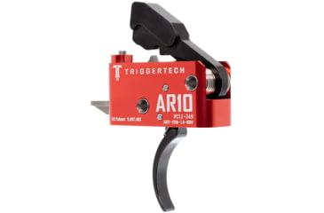 Image of Triggertech Diamond Trigger, AR-10, 1.5-4 lb Pull, Pro Curved, Anodized, Black, ART-TRB-14-NNP