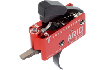 Image of Triggertech Diamond Trigger, AR-10, 1.5-4 lb Pull, Pro Curved, Anodized, Black, ART-TRB-14-NNP