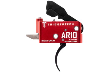 Image of Triggertech Diamond Trigger, AR-10, 1.5-4 lb Pull, Pro Curved, Anodized, Black, ART-TRB-14-NNP