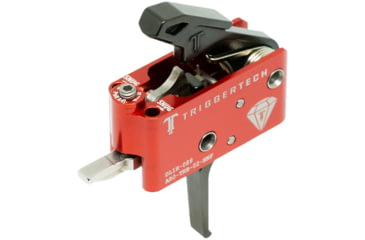Image of Triggertech Diamond Trigger, AR-15, Flat, 1.5 - 4 lbs, PVD Black, AR0-TRB-14-NNF