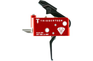 Image of Triggertech Diamond Trigger, AR-15, Flat, 1.5 - 4 lbs, PVD Black, AR0-TRB-14-NNF