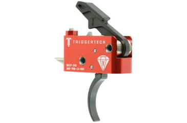 Image of Triggertech Diamond Trigger, AR-15, Pro-Curved, 1.5 - 4 lbs, PVD Black, AR0-TRB-14-NNP