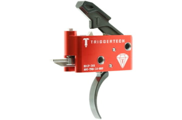 Image of Triggertech Diamond Trigger, AR-15, Pro-Curved, 1.5 - 4 lbs, PVD Black, AR0-TRB-14-NNP