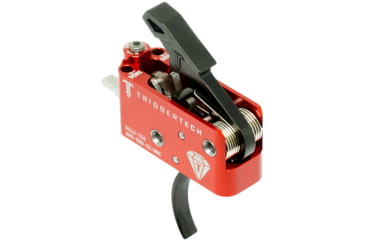 Image of Triggertech Diamond Trigger, AR-15, Pro-Curved, 1.5 - 4 lbs, PVD Black, AR0-TRB-14-NNP