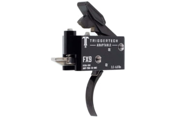 Image of Triggertech FX-9 Adaptable Trigger, Curved, 3.5-6 lbs., Black, ARF-TBB-36-NNC