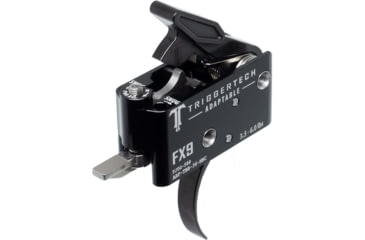 Image of Triggertech FX-9 Adaptable Trigger, Curved, 3.5-6 lbs., Black, ARF-TBB-36-NNC