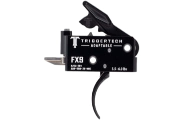 Image of Triggertech FX-9 Adaptable Trigger, Curved, 3.5-6 lbs., Black, ARF-TBB-36-NNC