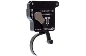 Image of Triggertech Primary Bottom Safety Trigger, Remington 700, 1.5-4 lb Pull, Ambidextrous, Curved, Anodized, Black, R70-SBB-14-BNC