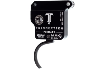 Image of Triggertech Primary Trigger, Armalite AR-50, 2.5-5 lb Pull, Ambidextrous, Curved, Anodized, Black, A50-SBB-25-NNC