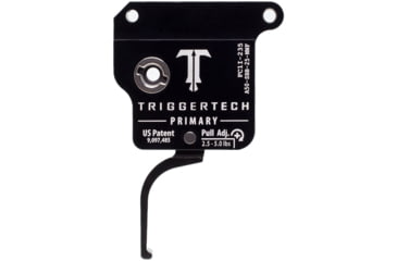 Image of Triggertech Primary Trigger, Armalite AR-50, 2.5-5 lb Pull, Ambidextrous, Flat, Anodized, Black, A50-SBB-24-NNF