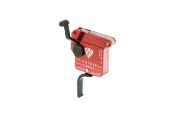 Image of Triggertech Rem 700 Black Diamond Flat Clean Trigger, PVD Black R70-SRB-02-TNF
