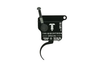 Image of Triggertech Rem 700 Black Special Pro Curved Trigger, Clean, PVD Black, R70-SBB-13-TNP