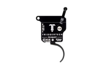 Image of Triggertech Rem 700 Left Black Primary Curved Clean Trigger, PVD Black, R7L-SBB-14-TNC