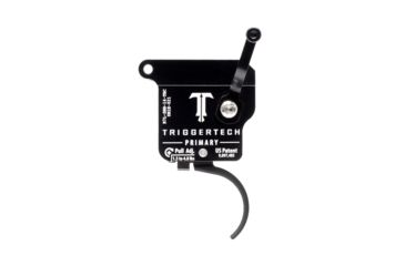Image of Triggertech Rem 700 Left Black Primary Curved Trigger, PVD Black, R7L-SBB-14-TBC