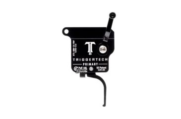 Image of Triggertech Rem 700 Left Black Primary Flat Trigger, PVD Black, R7L-SBB-14-TBF
